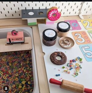 Colorful Wooden Toy Truck Set